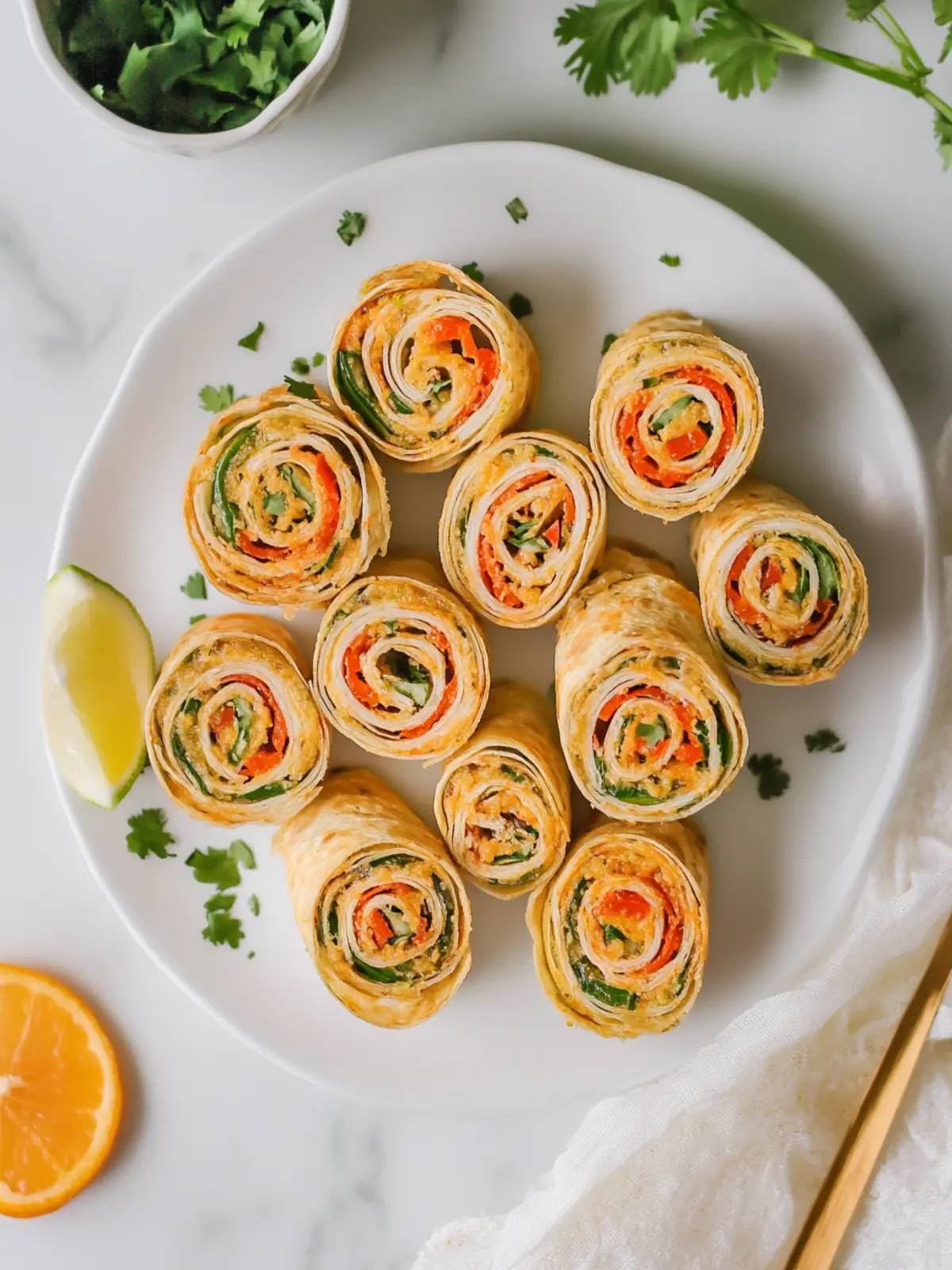 Cinco de Mayo Mexican Pinwheels