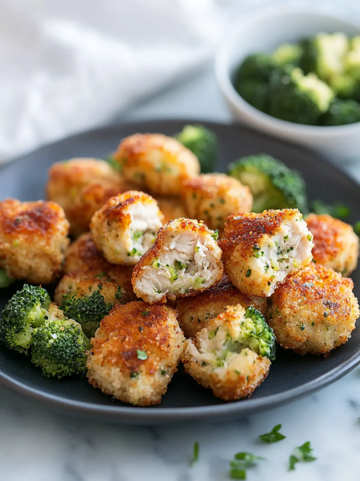 Quick Chicken & Broccoli Nuggets for Baby