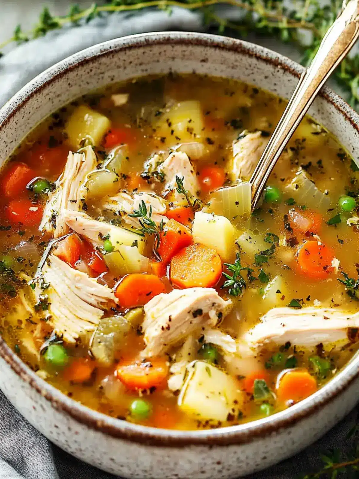 Mother's Day Chicken and Vegetable Soup
