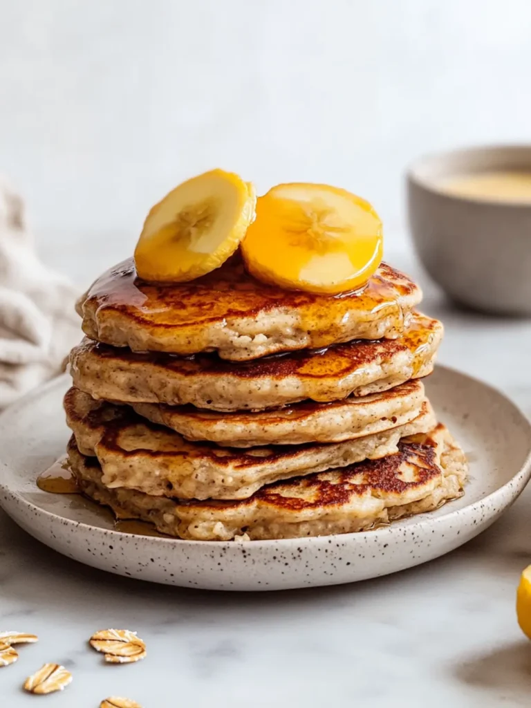 Mother's Day Overnight Oatmeal Pancakes