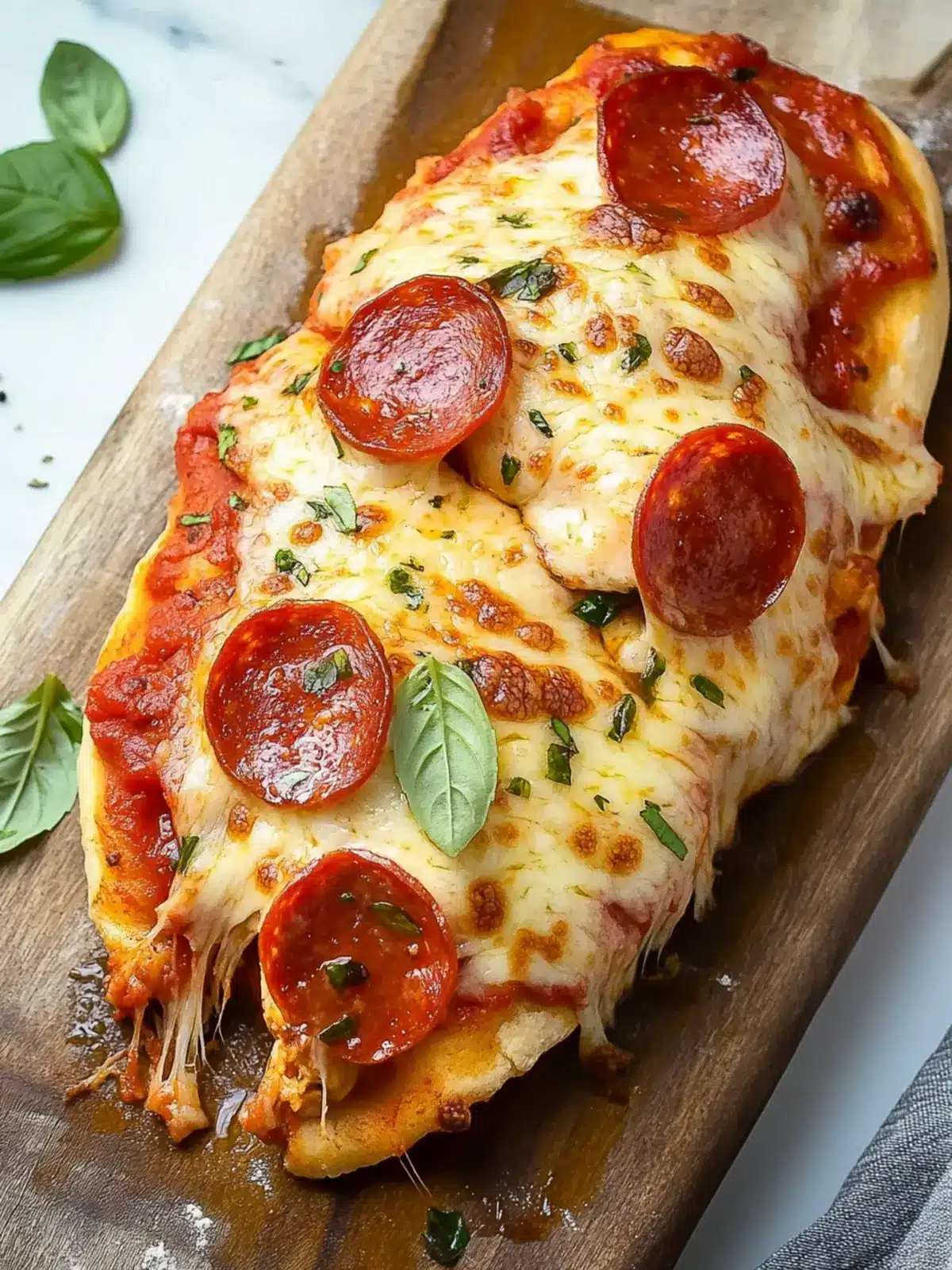 Mother's Day Stuffed Pizza Chicken