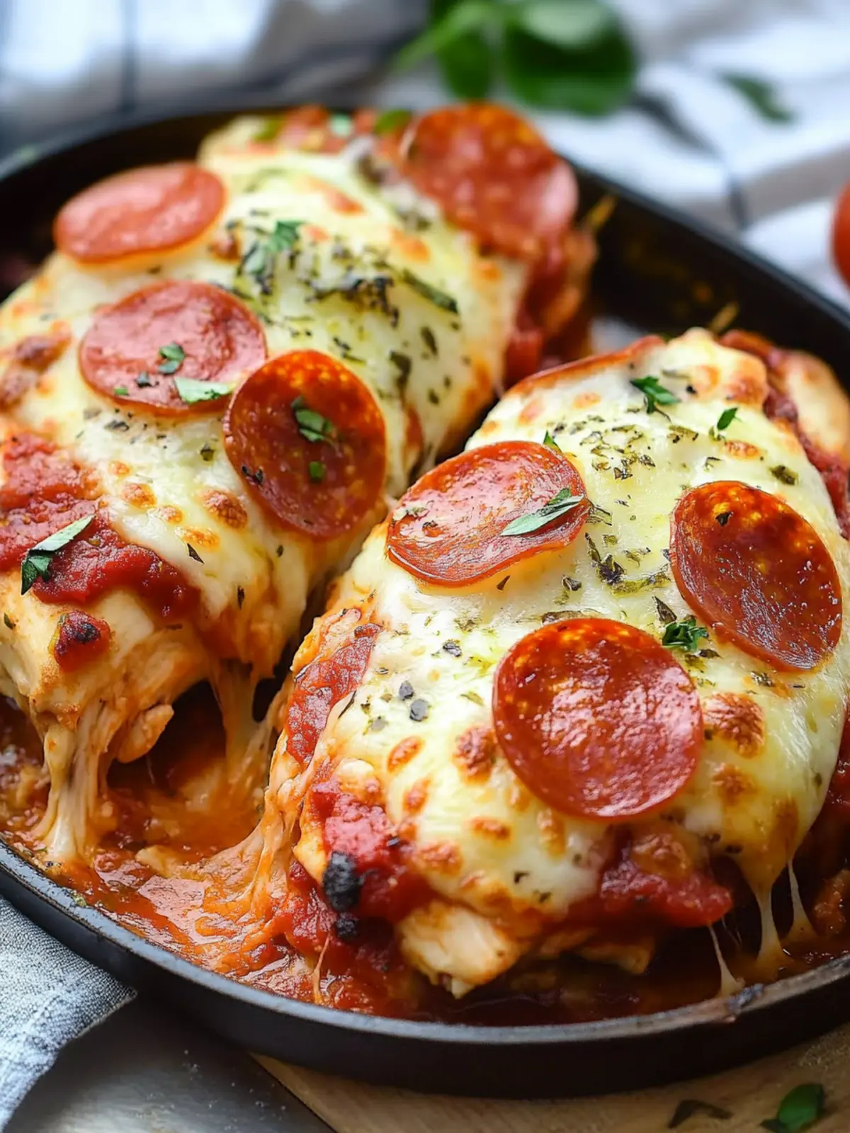 Mother's Day Stuffed Pizza Chicken