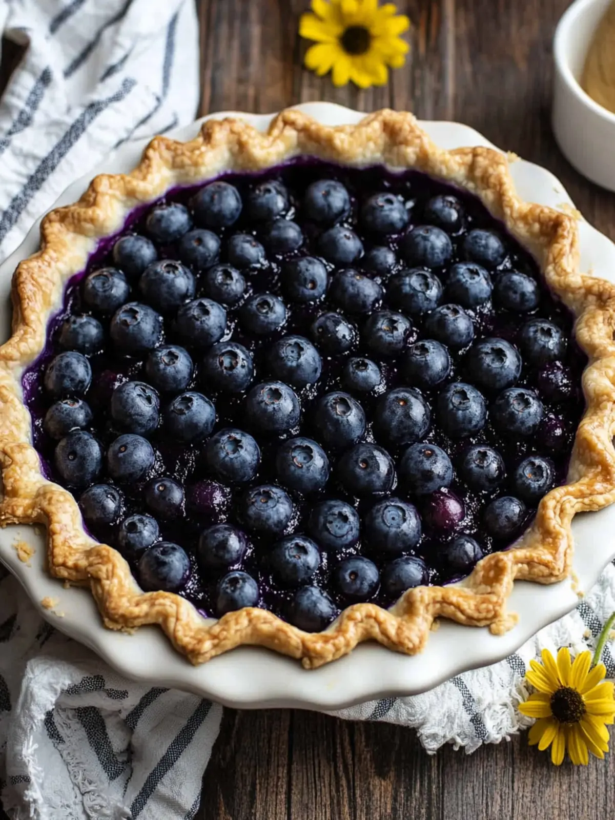 Fresh Blueberry Pie