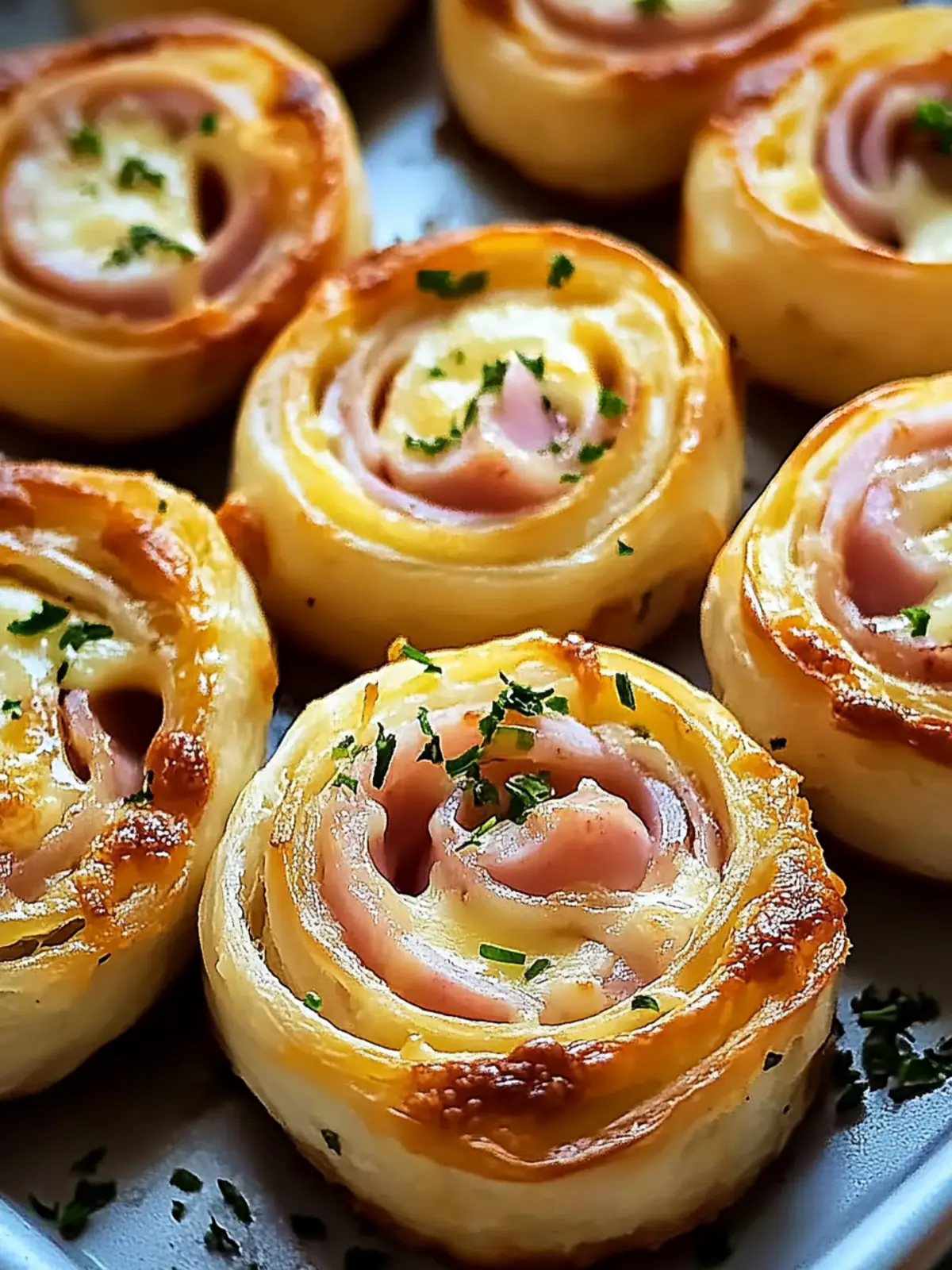 Ham and Cheese Pinwheels