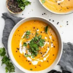 Mother's Day Vegan Carrot Ginger Soup