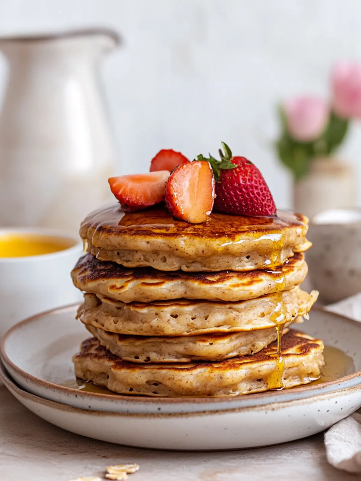 Delicious Mother's Day Overnight Oatmeal Pancakes Recipe 4 Mother's Day Overnight Oatmeal Pancakes