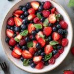 Memorial Day Summer Strawberry and Blueberry Salad Delight 2 Memorial Day Summer Strawberry and Blueberry Salad