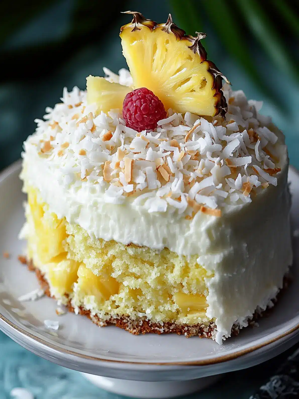 Pineapple Coconut Cake