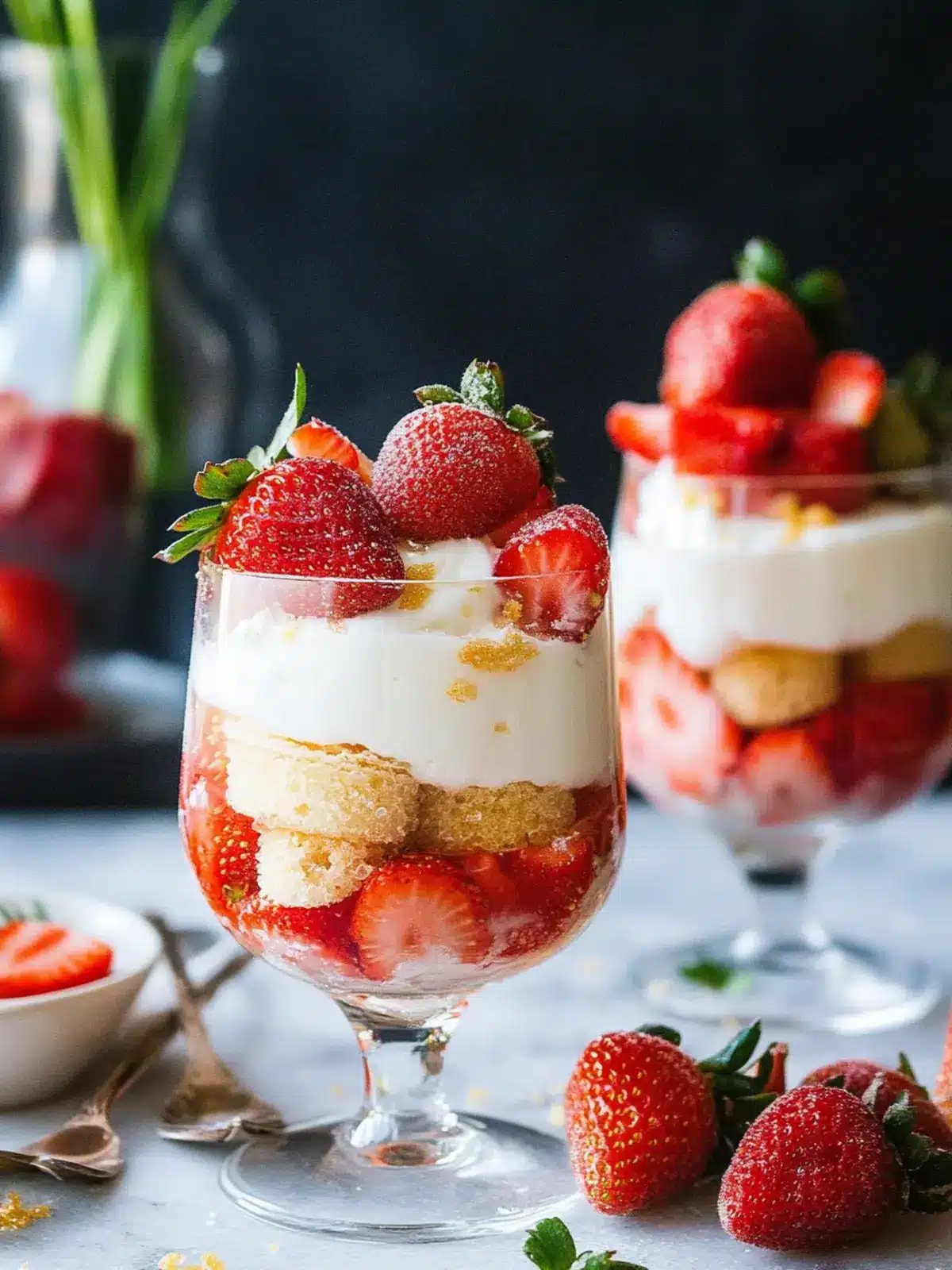 Delight Mom with Strawberry Champagne Trifles This Mother’s Day 4 Mother's Day Strawberry Champagne Trifles
