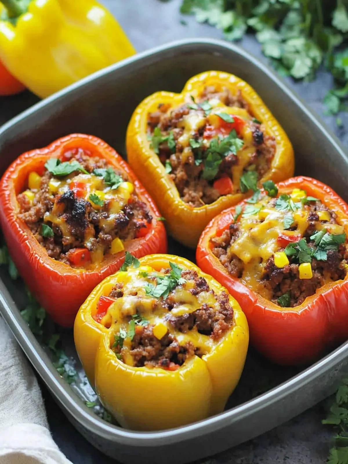 Memorial Day Whole30 Taco Stuffed Peppers for a Fresh Feast 2 Memorial Day Whole30 Taco Stuffed Peppers (Paleo)