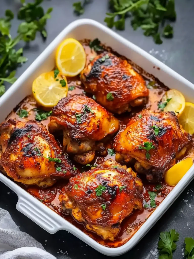 Memorial Day Paprika Baked Chicken Thighs