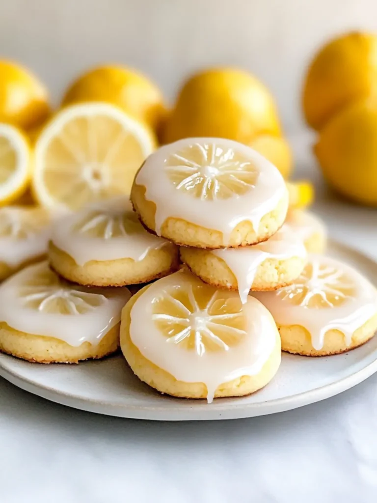 Mother's Day Glazed Lemon Cookies