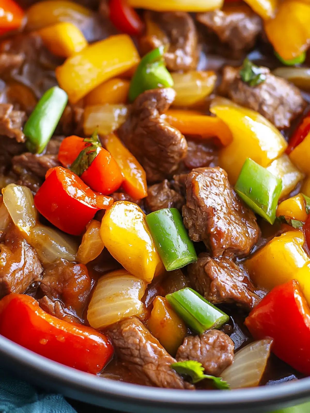 Cinco de Mayo Sweet and Sour Beef