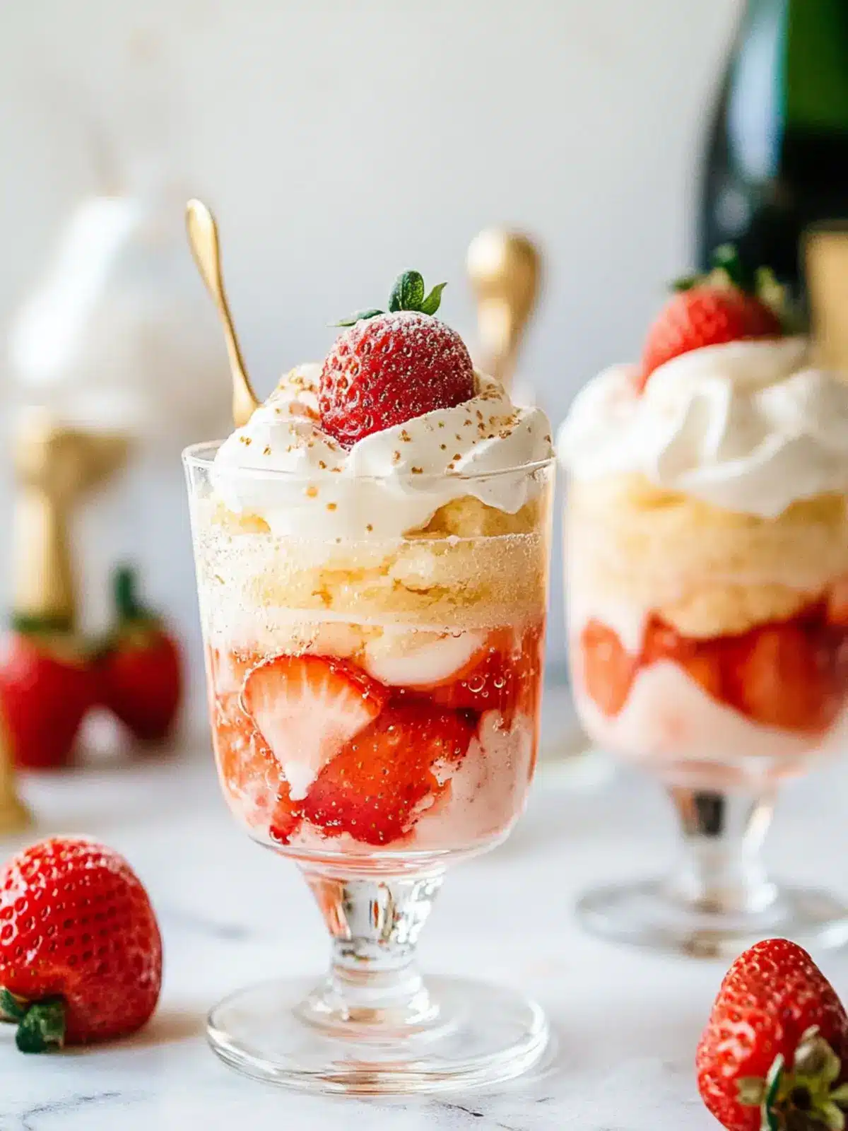 Delight Mom with Strawberry Champagne Trifles This Mother’s Day 3 Mother's Day Strawberry Champagne Trifles