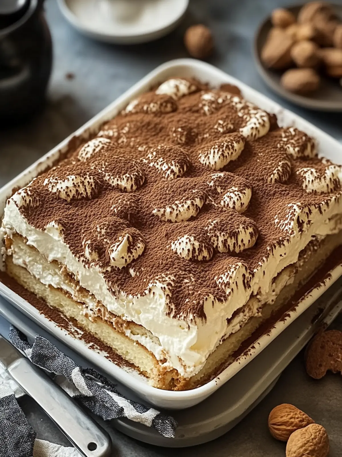 Creamy Cottage Cheese Tiramisu