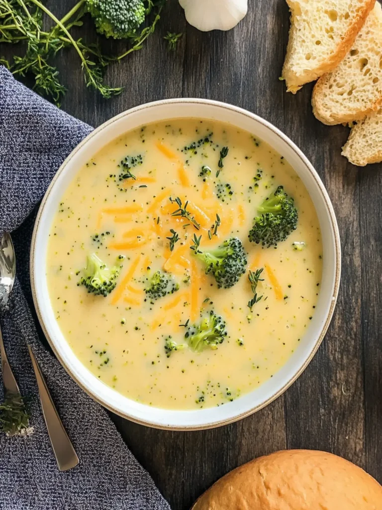 Broccoli and Cheddar Soup