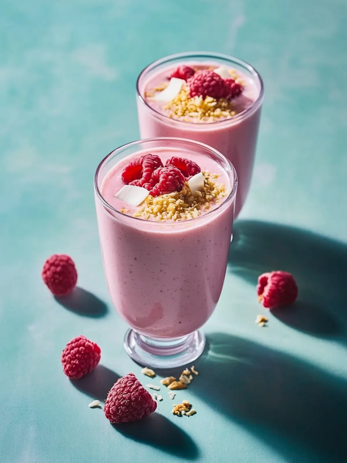 Mother's Day Coconut Raspberry Smoothie
