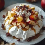 Autumn Pavlova with Apples