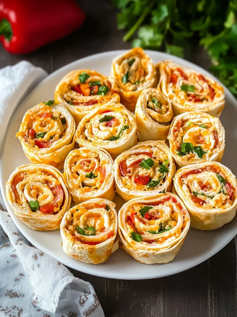Cinco de Mayo Tex-Mex Chicken Enchilada Pinwheels