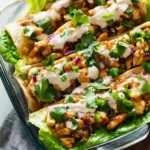 Mother's Day Asian Chicken Lettuce Wraps