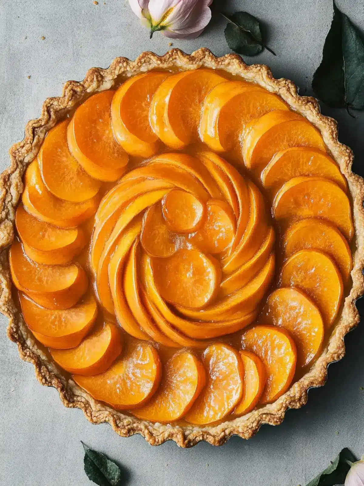 Mother's Day Persimmon Tart