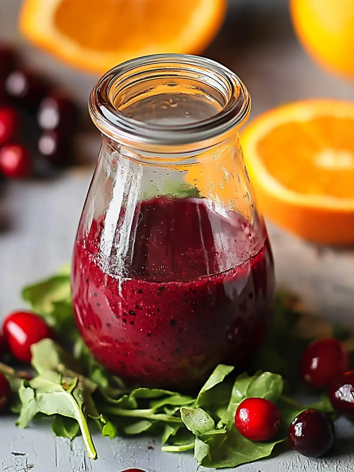 Cranberry and Orange Balsamic Vinaigrette