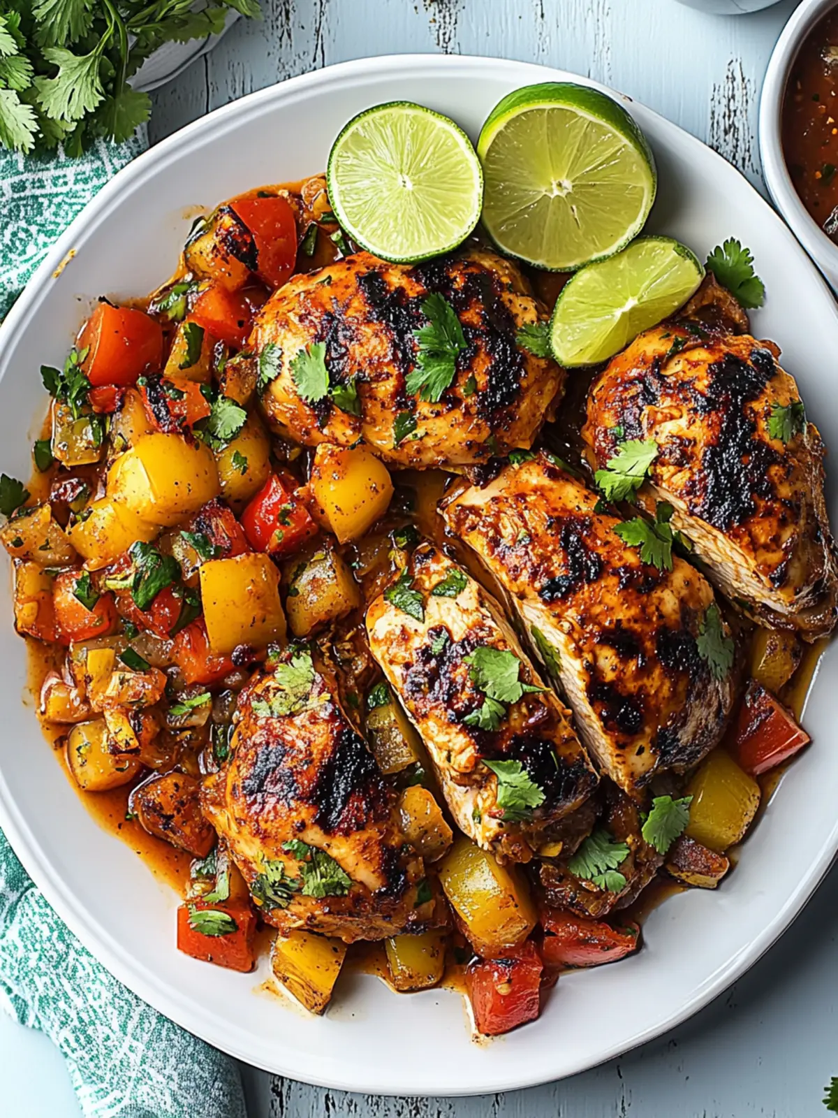 Cinco de mayo Caribbean Marry Me Chicken