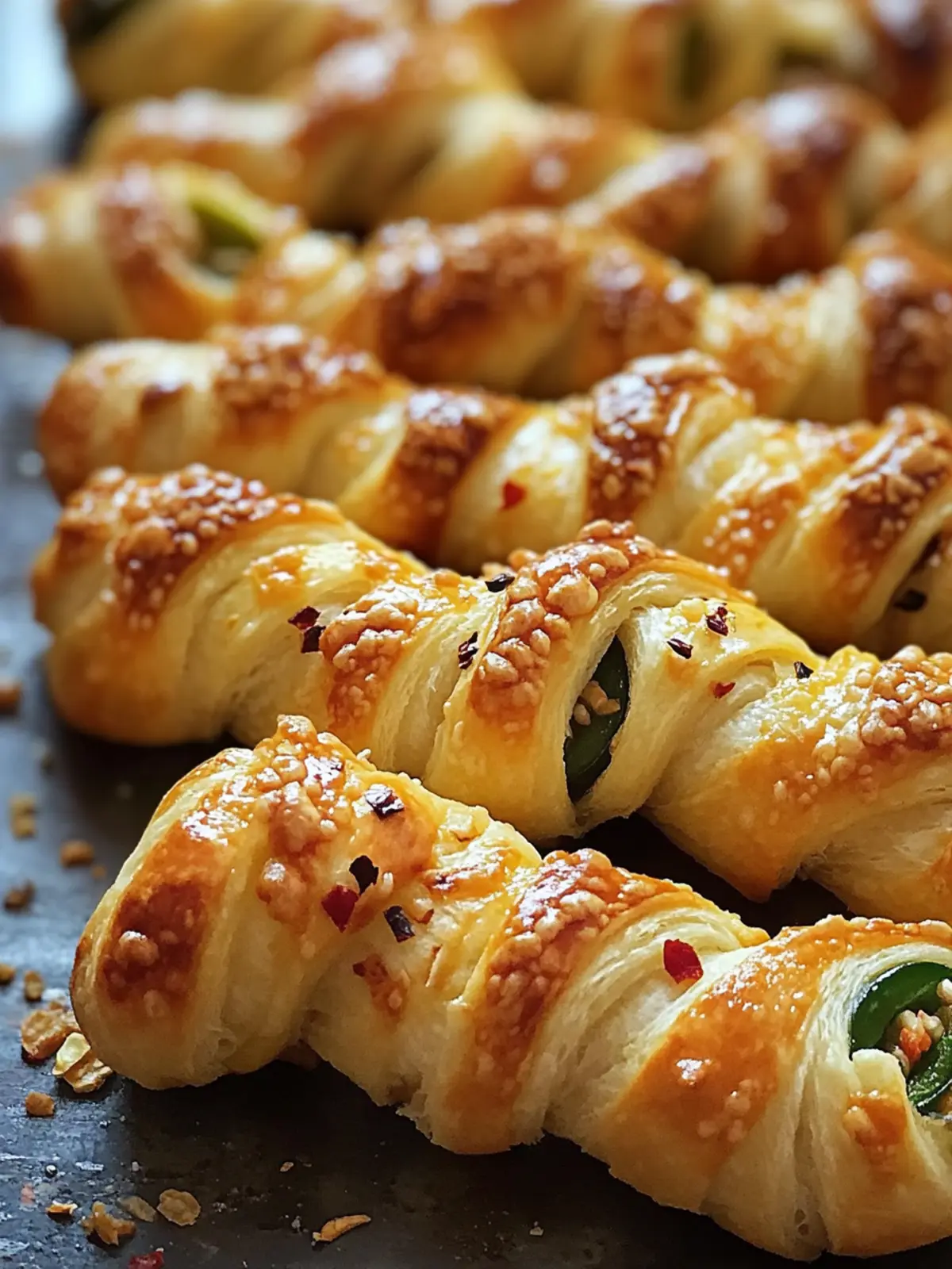 Spicy Jalapeno Popper Twists: