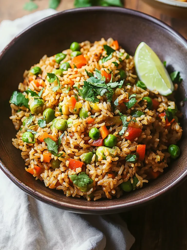 Cinco de Mayo Veggie Fried Rice