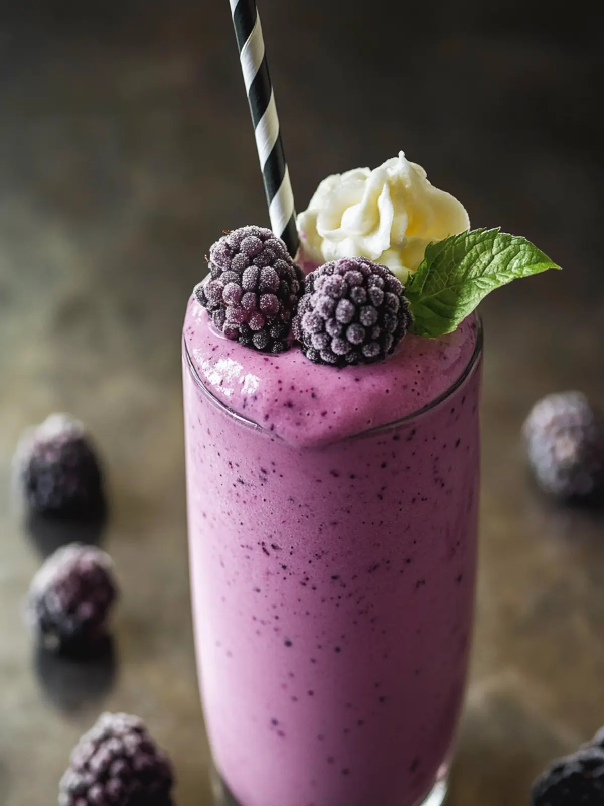Creamy Mother's Day Oregon Blackberry Milkshake Delight 2 Mother's Day Oregon Blackberry Milkshake