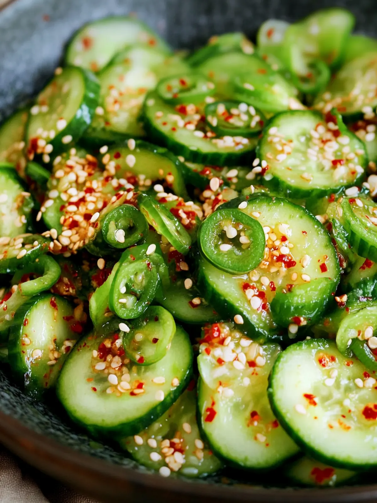 Mother's Day Spicy Korean Cucumber Salad