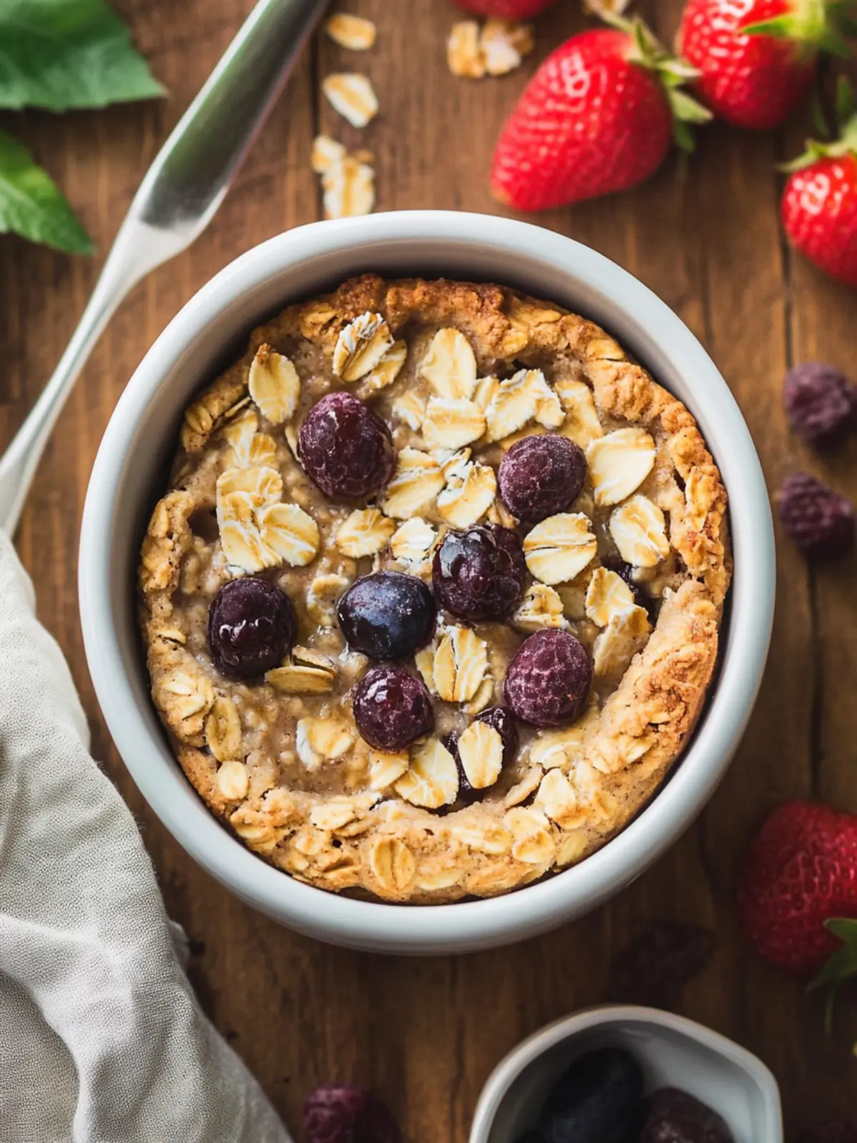 Memorial Day Baked Oats