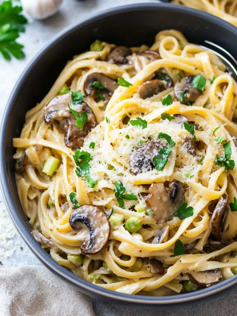 Cinco de Mayo Mushroom and Leek Pasta