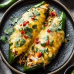 30-Minute Baked Chile Rellenos with Turkey Filling