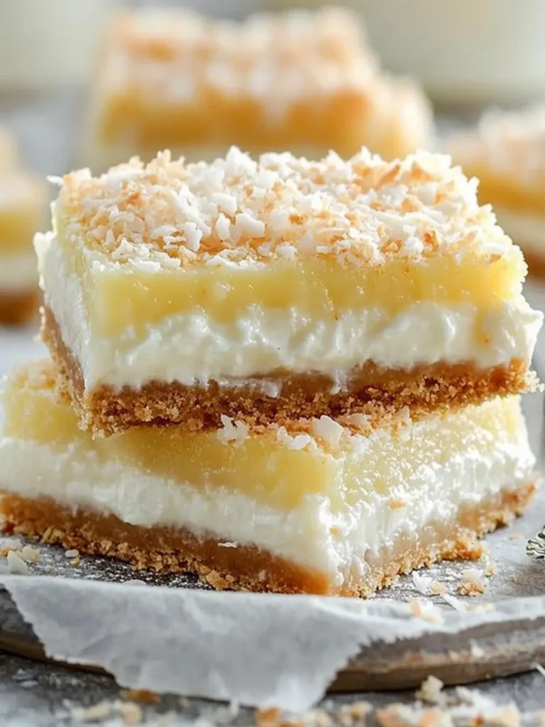 Cinco de Mayo Coconut Cream Pie Gooey Bars