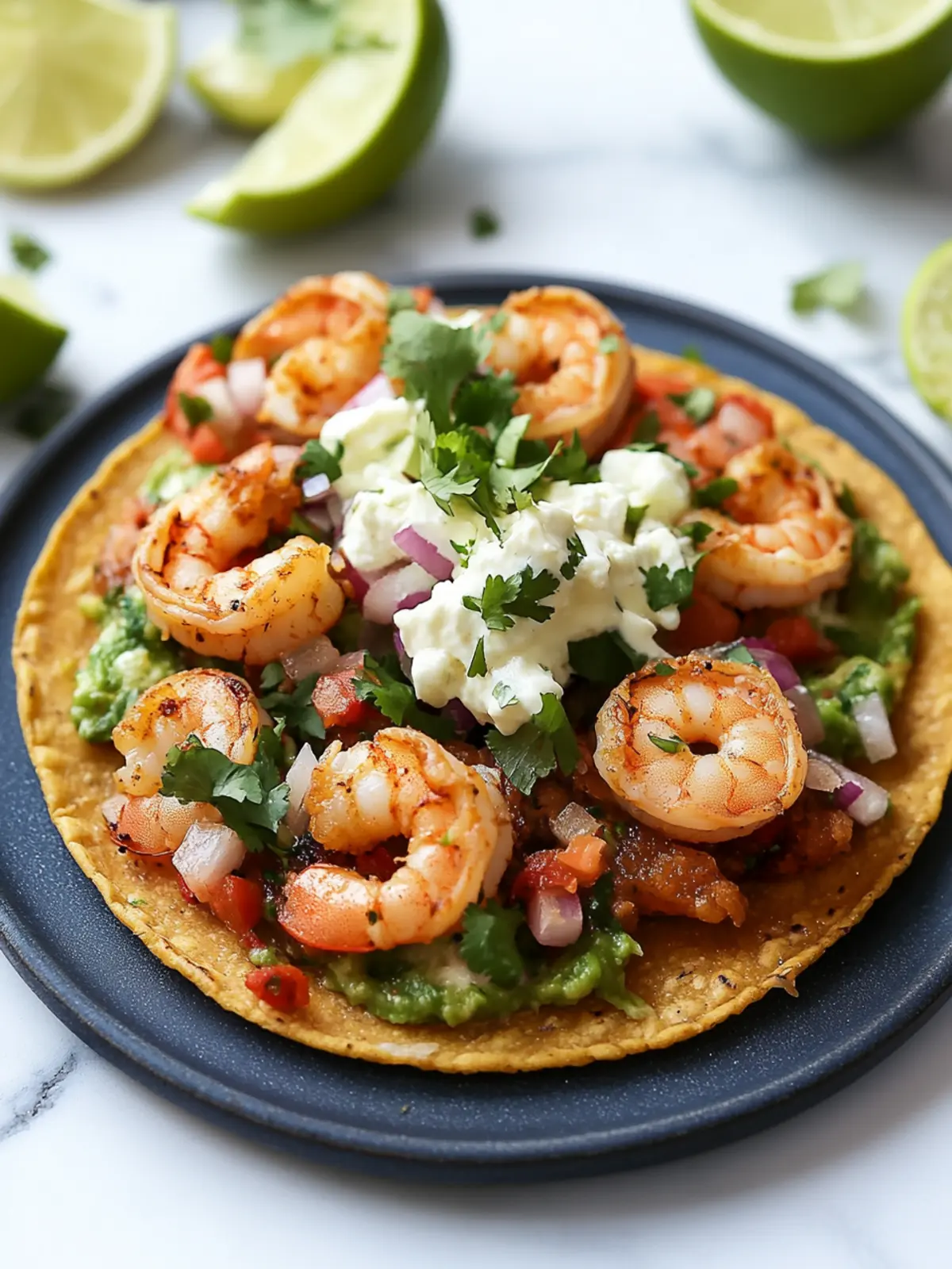 Mother's Day Shrimp Tostadas