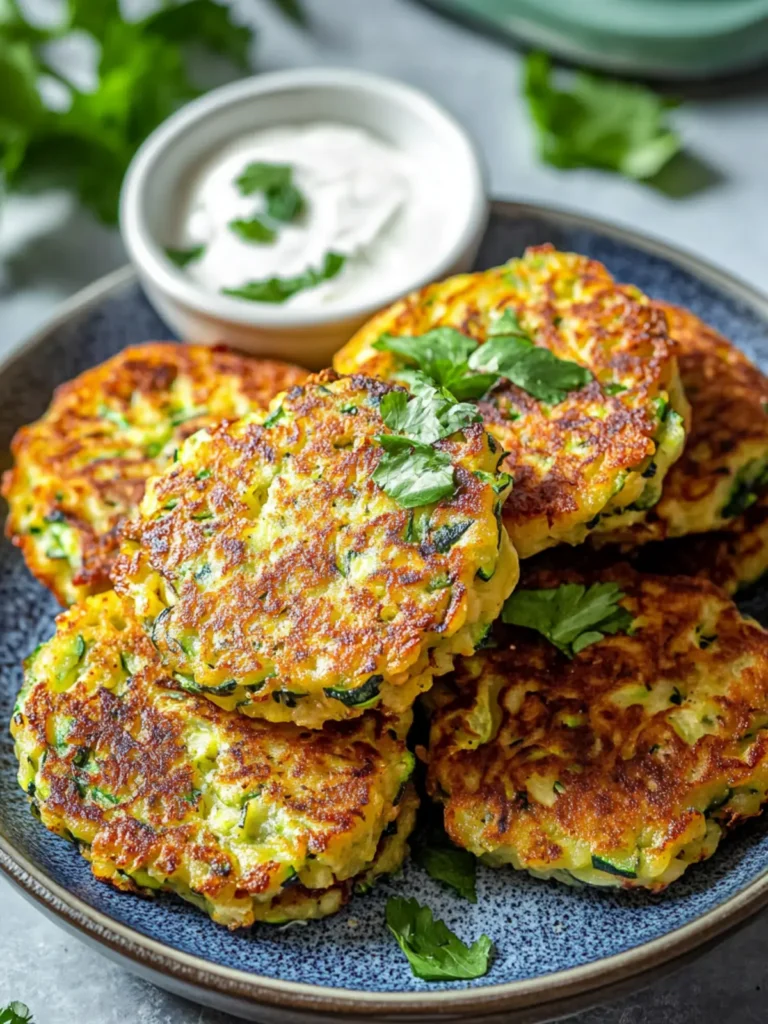 Chickpea Zucchini Fritters