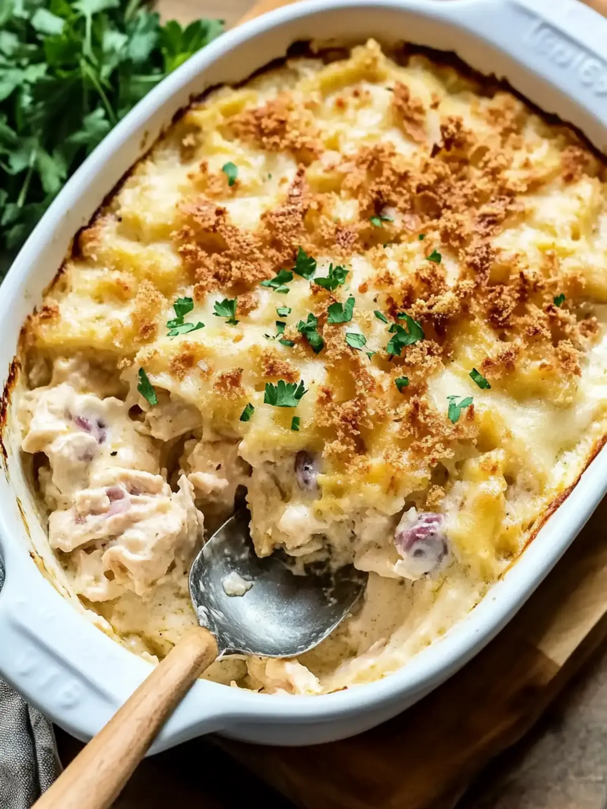 Chicken Cordon Bleu Casserole