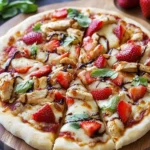 Balsamic Strawberry Chicken Pizza