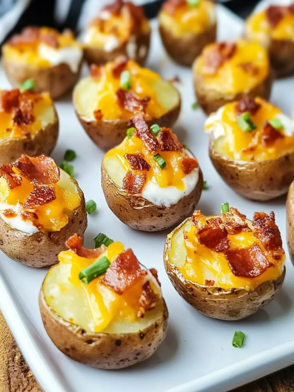 Loaded Mini Baked Potato Bites