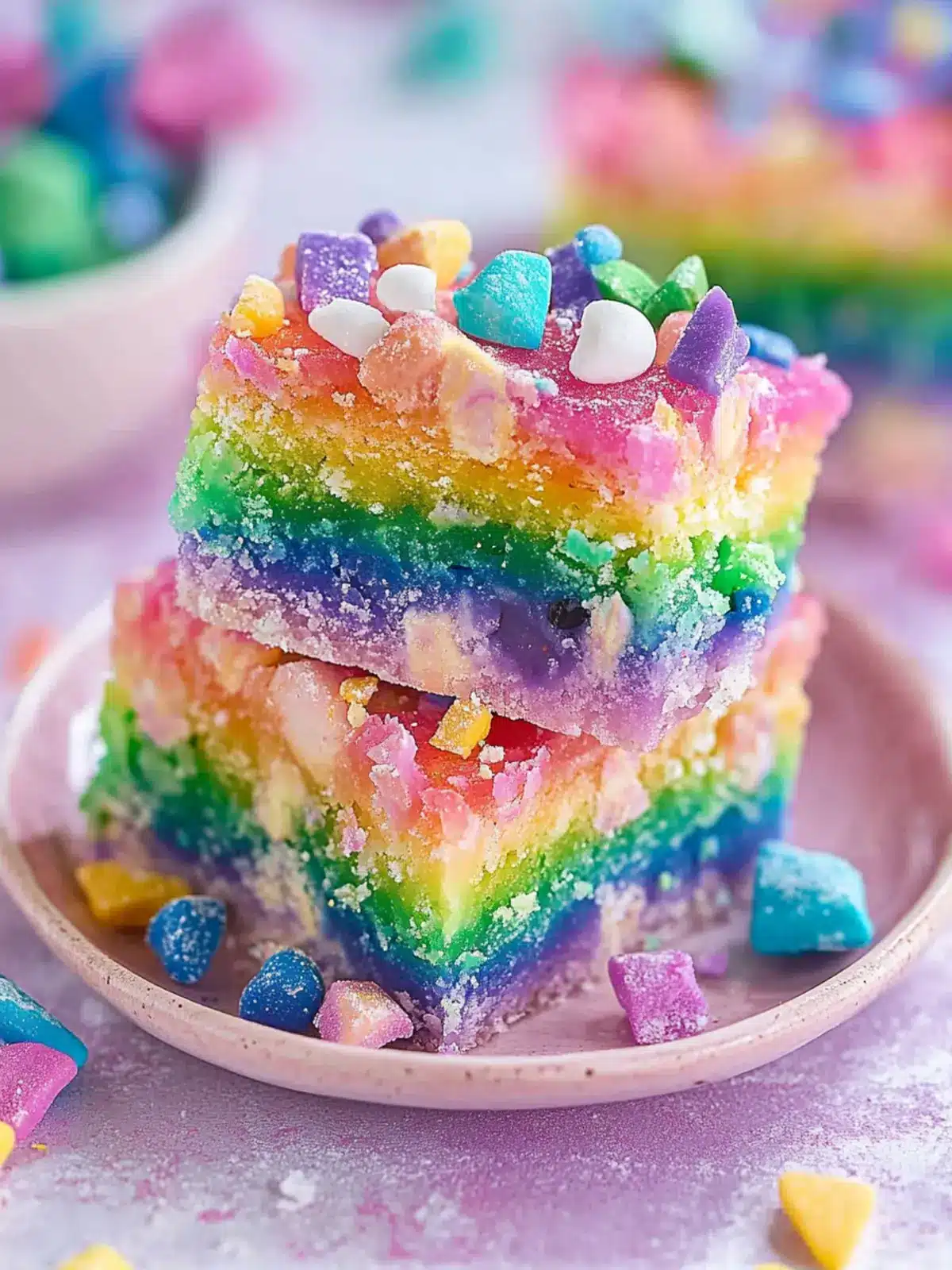Pride Month Magical Rainbow Bars