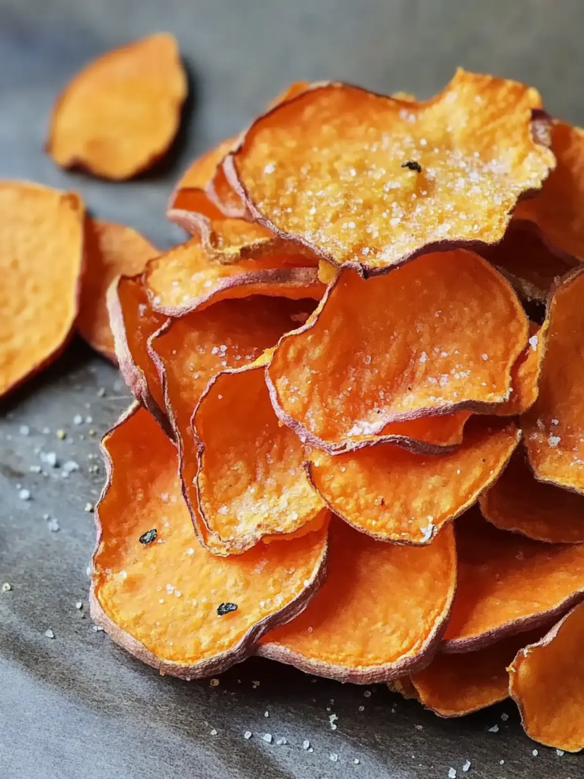 Crispy Homemade Sweet Potato Chips for Snack Lovers 5 Homemade sweet potato chips