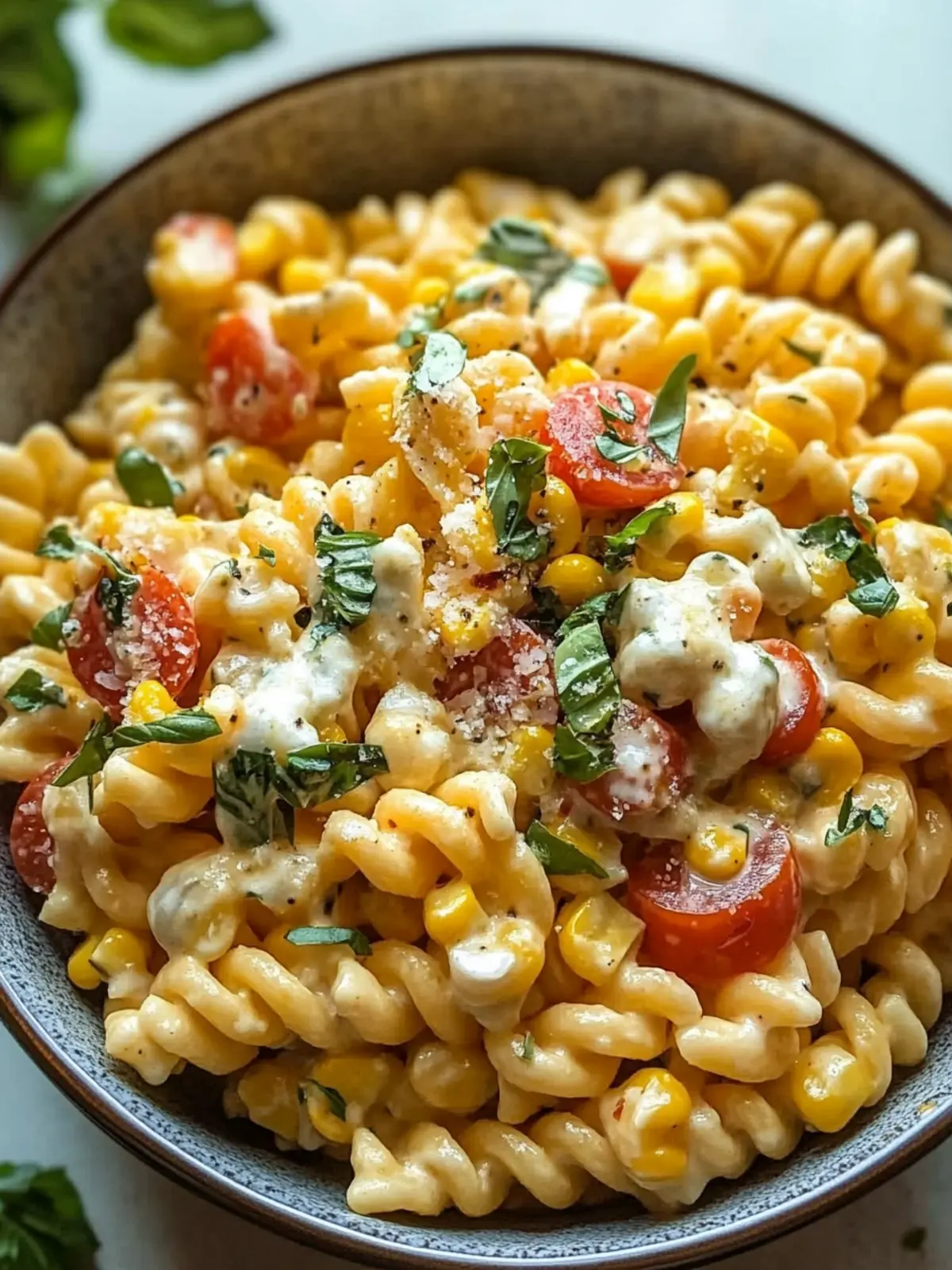 Father's Day Creamy Street Corn Pasta Salad