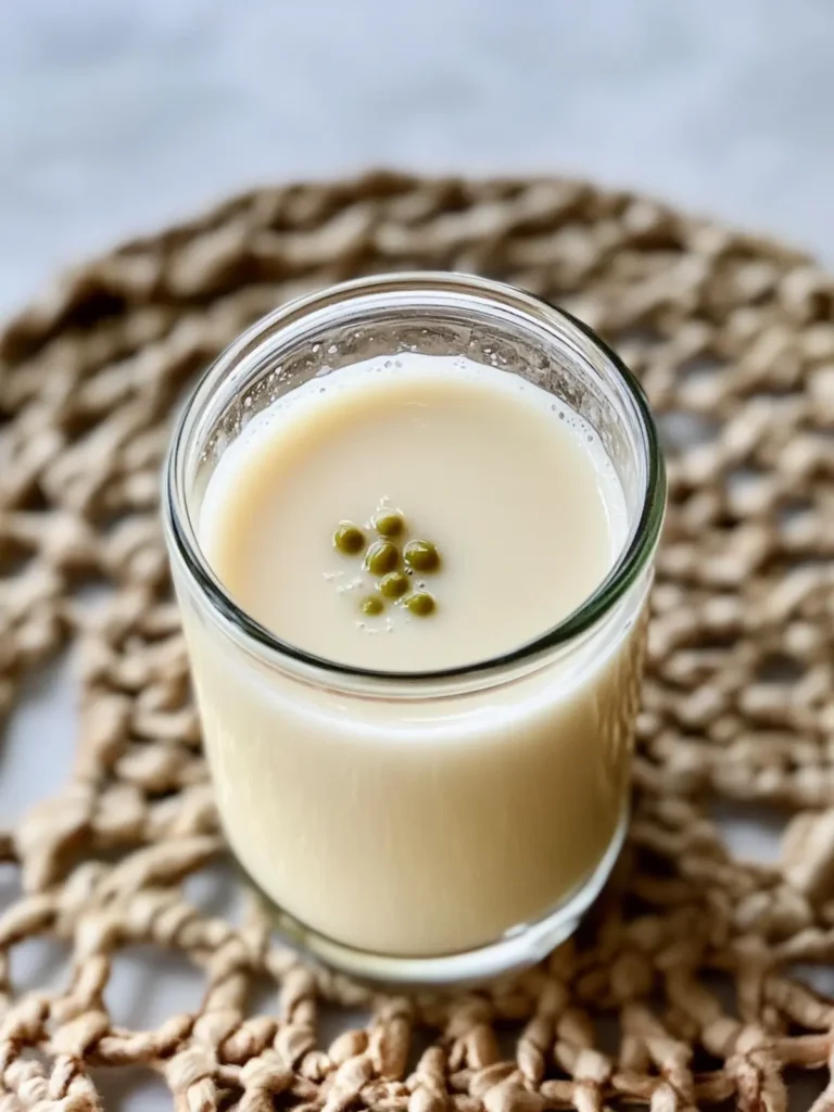 Mung Bean Milk from Peeled Mung Bean