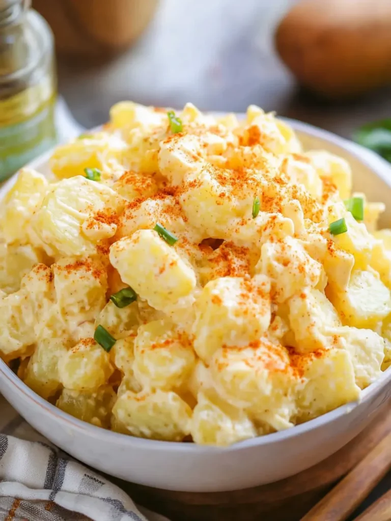 Amish Potato Salad with a Sweet Mustard Dressing