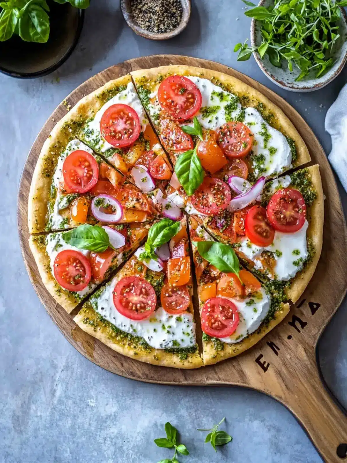 Giant Blini ‘pizza’