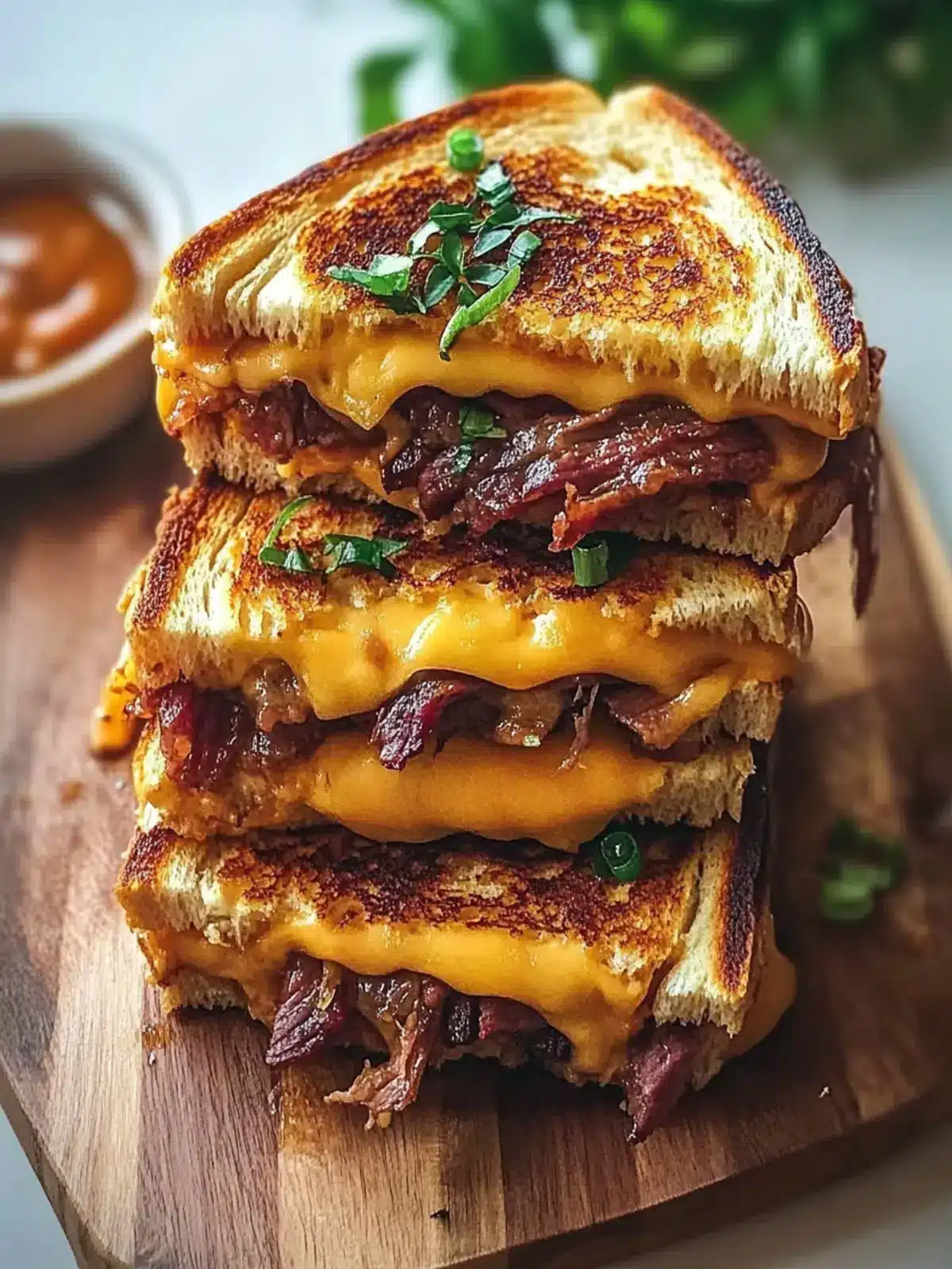 Juicy Brisket Grilled Cheese