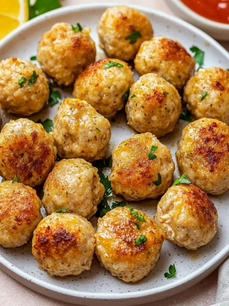 Air Fryer Chicken Meatballs