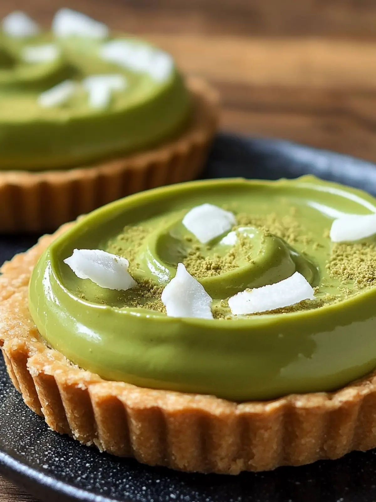 Eid al-Adha No-Bake Matcha Coconut Cream Tart in Minutes 4 Eid al-Adha Easy No-Bake Matcha Coconut Cream Tart Recipe