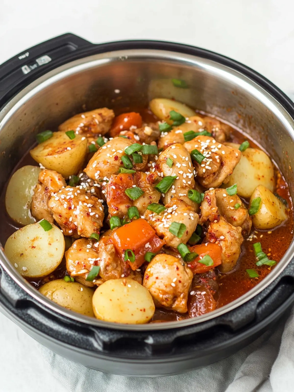 Instant Pot Korean Chicken and Potatoes for Quick Dinner Bliss 3 Instant Pot Korean Chicken and Potatoes